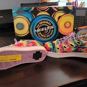 HEELYS (The Original) Rainbow Tie-dye Size 8 / 9